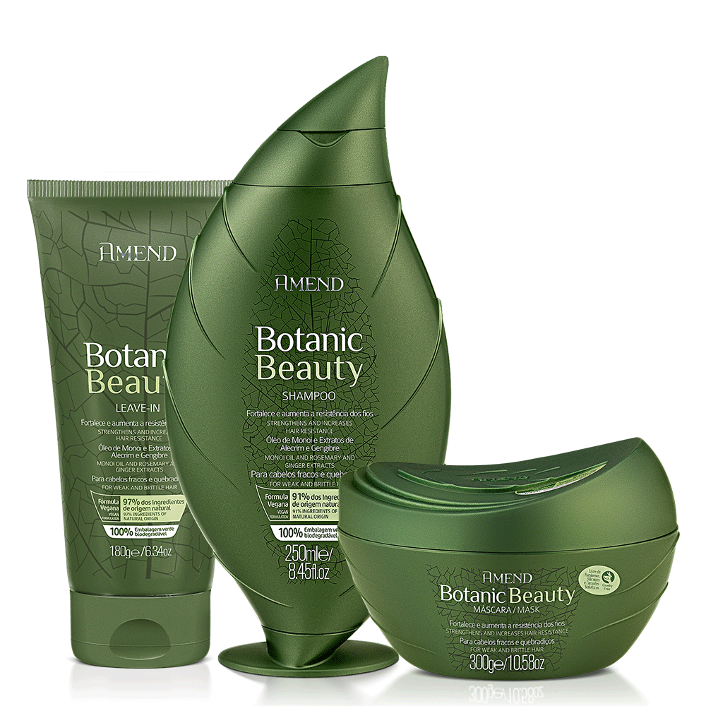 Kit Amend Botanic Beauty Óleo de Monói | 3 produtos